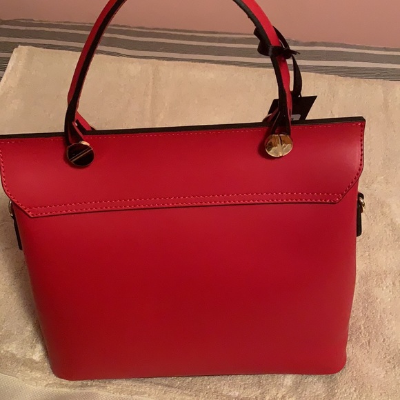 Luana Ferracuti Made In Italy Red Leather - Picture 3 of 6